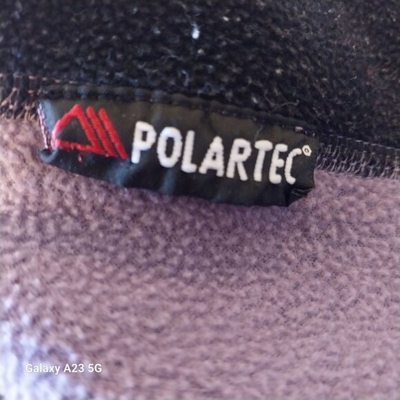 The North Face Womens Polartec Full-Zip Fleece Jacket Size M Purple & Black - Picture 6 of 8